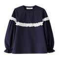 Startsmart Navy Ruffle Top