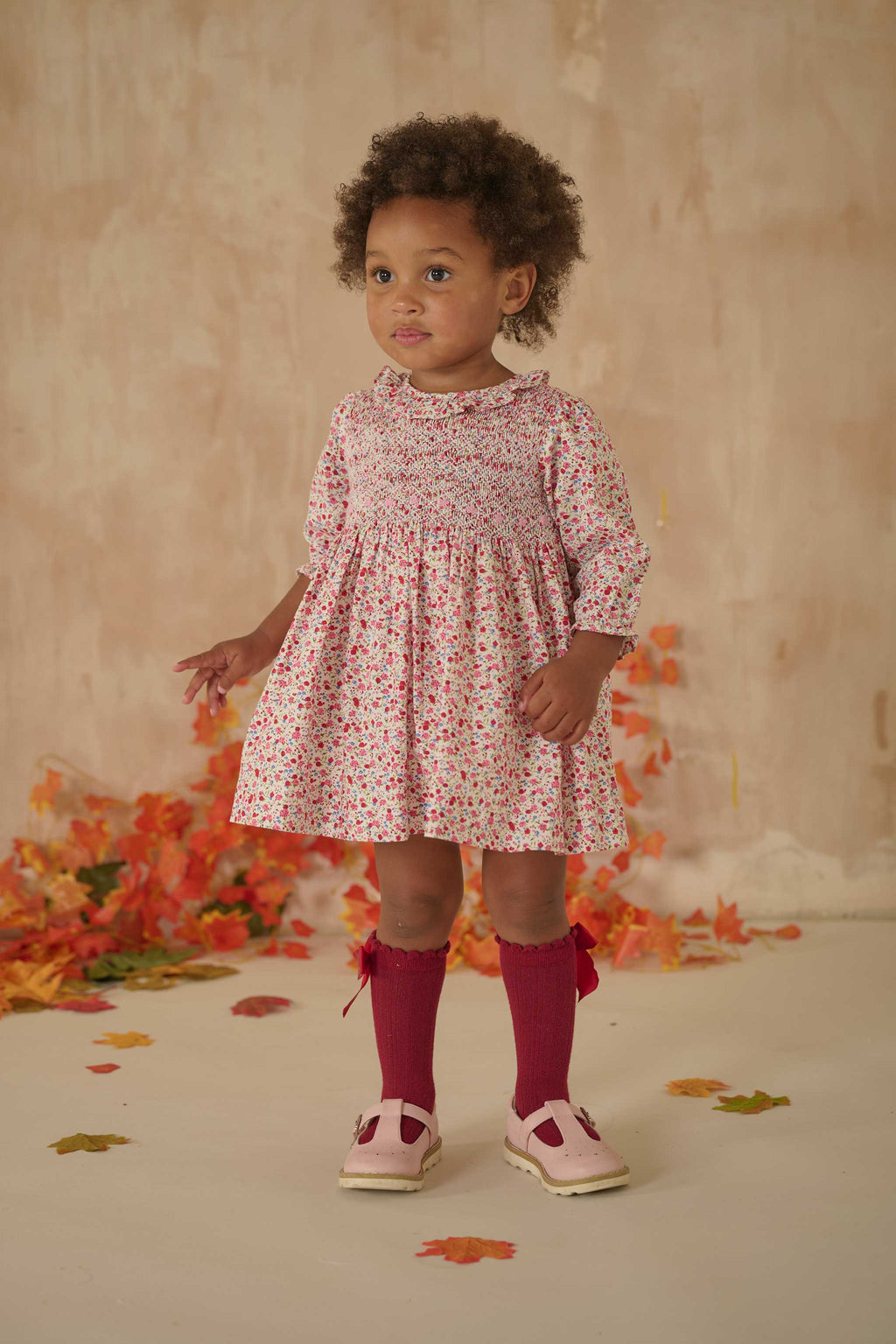 Question Everything Pink Smock Dress