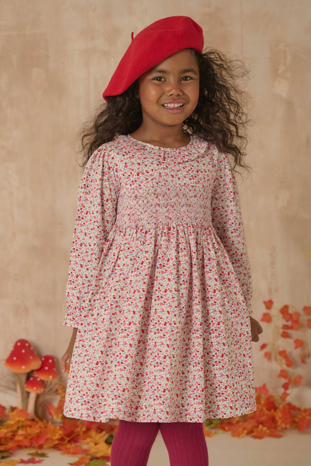 Question Everything Pink Smock Dress