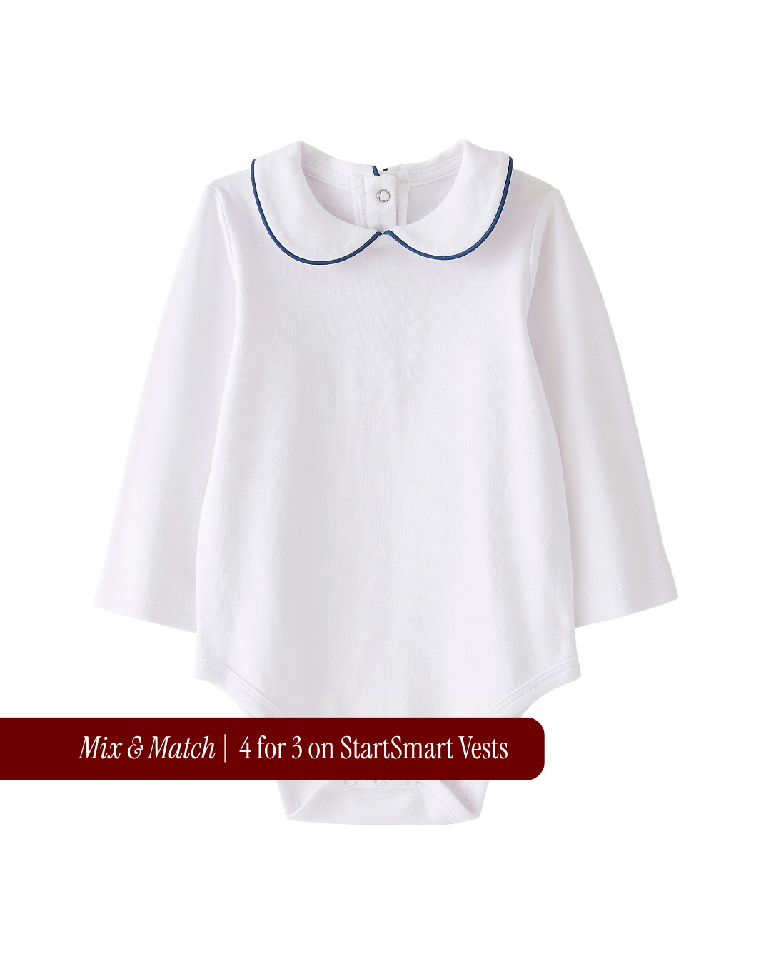 Startsmart Navy Collar Vest