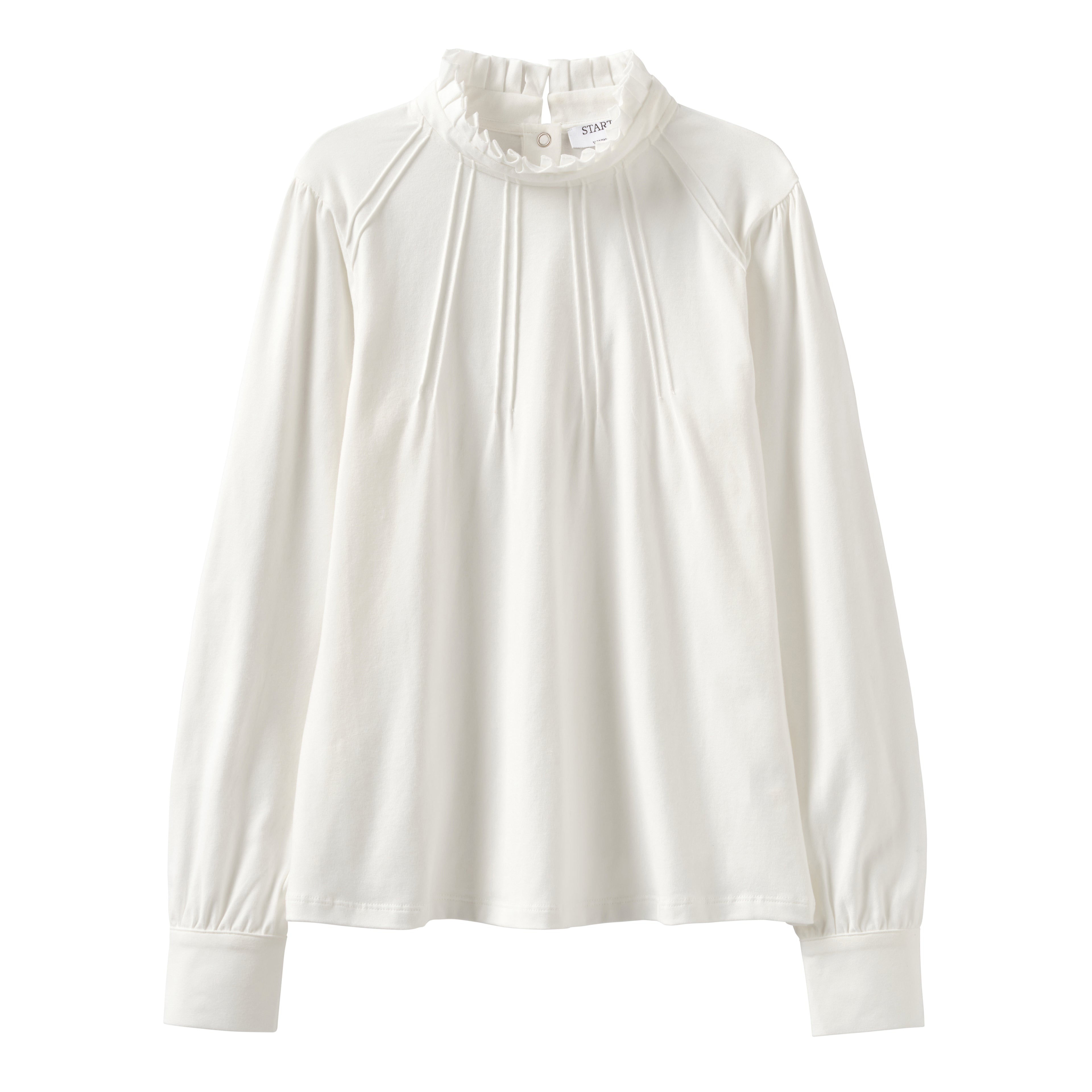 Startsmart Ecru Ruffle Collar Blouse