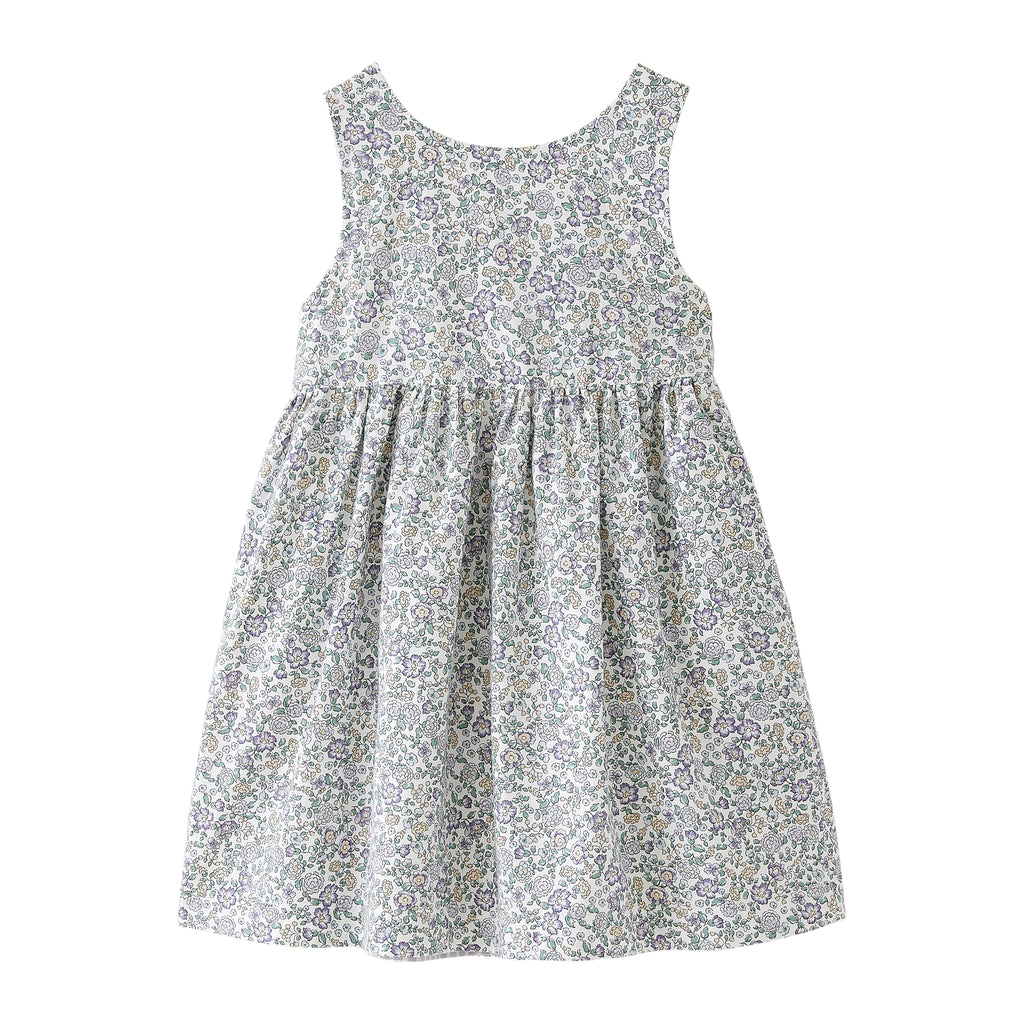 Startsmart Lilac Floral/Check Reversible Pinafore