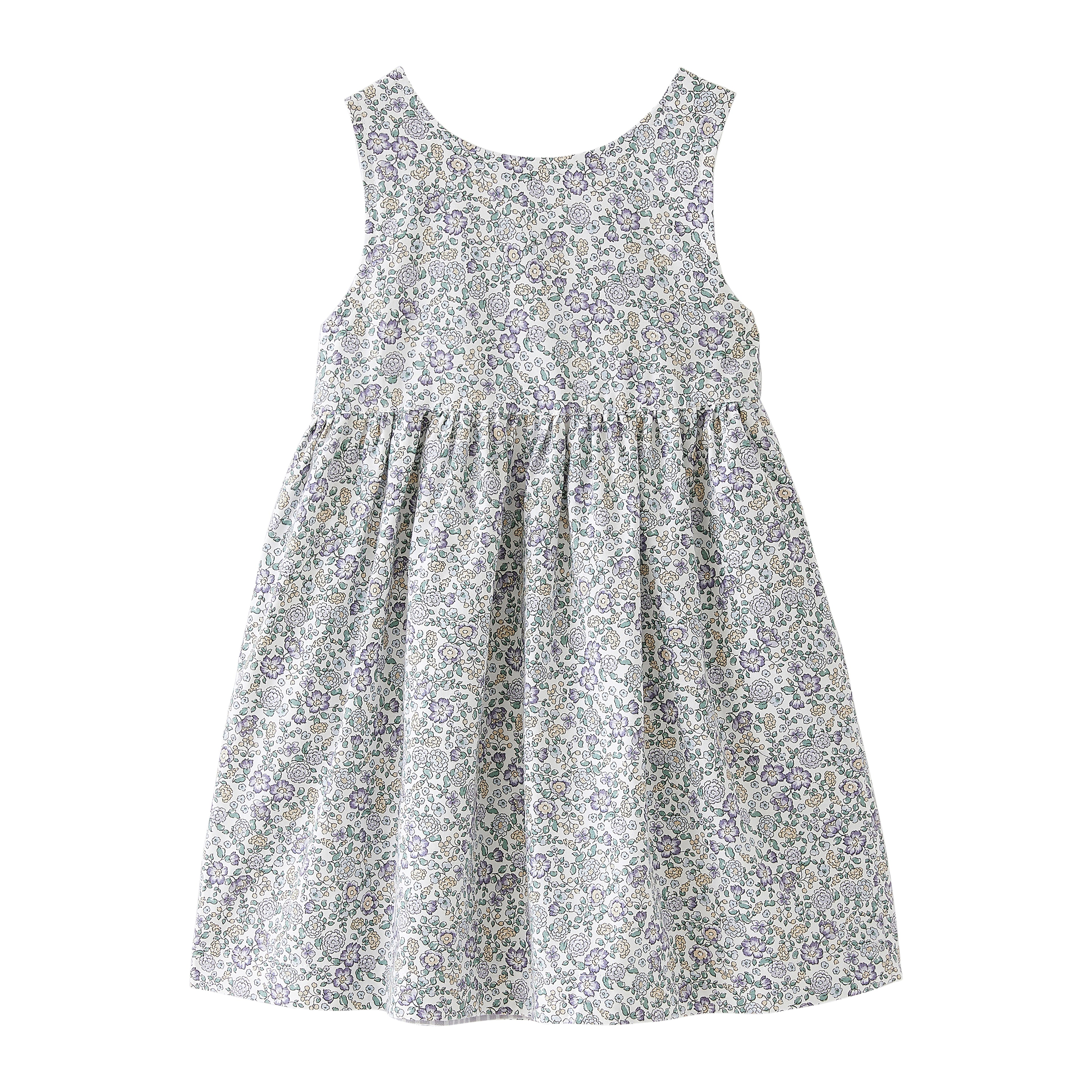 Startsmart Lilac Floral/Check Reversible Pinafore
