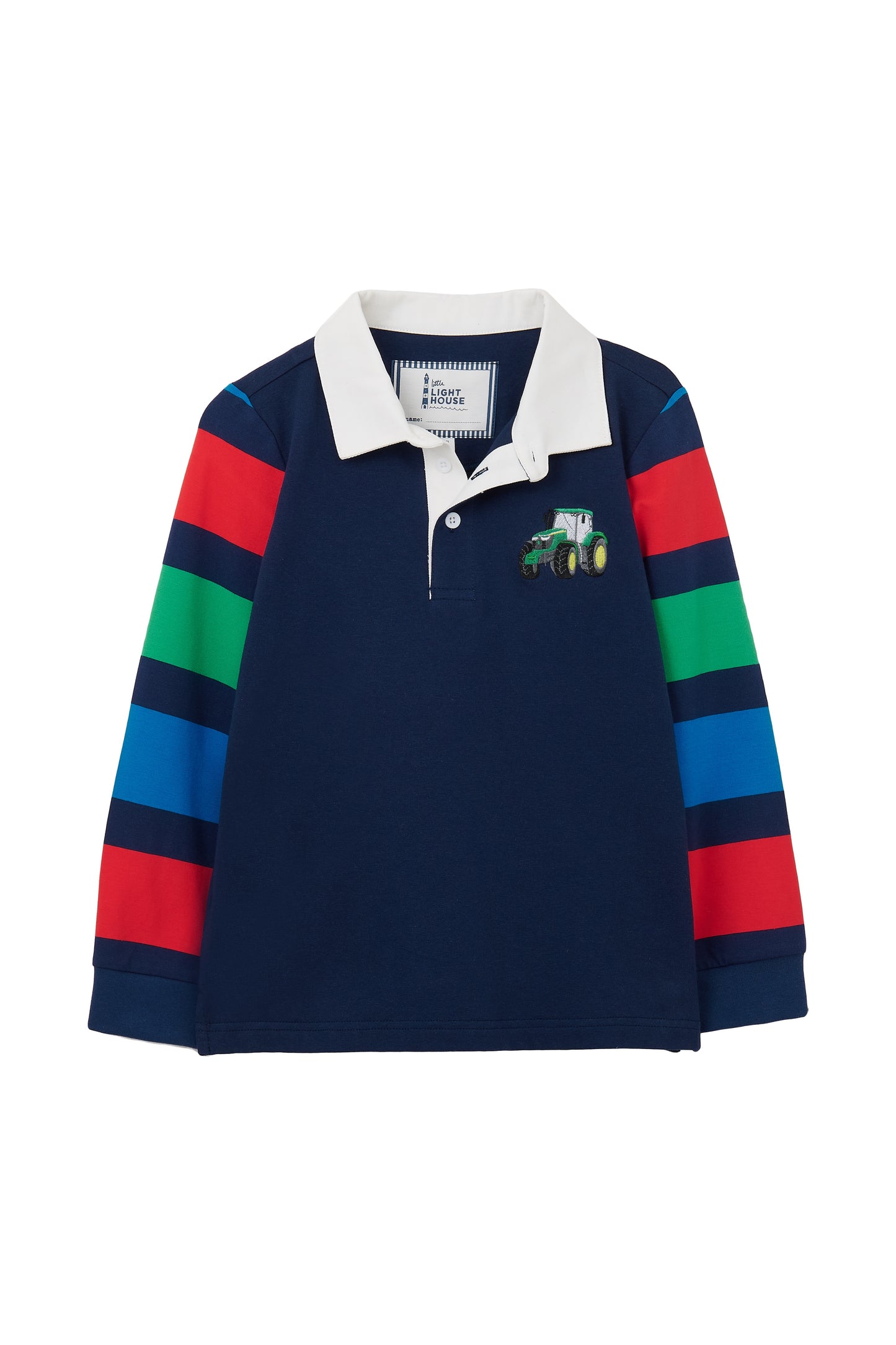 Lighthouse Green Tractor Rugby Shirt