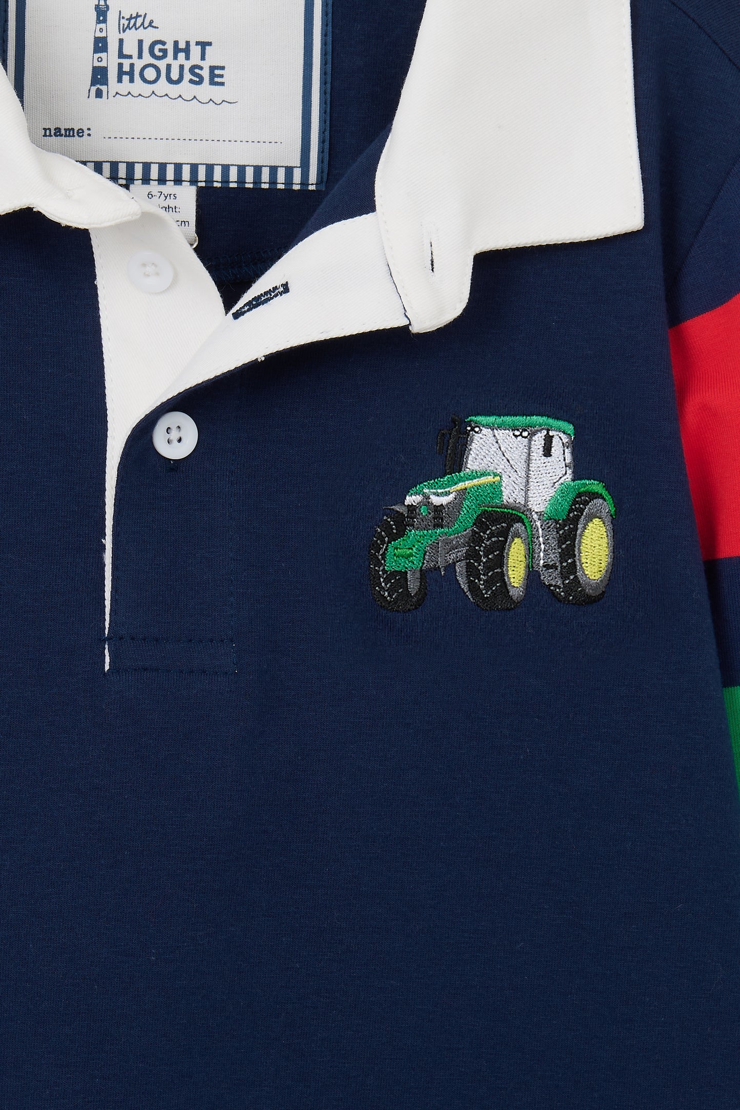 Lighthouse Green Tractor Rugby Shirt