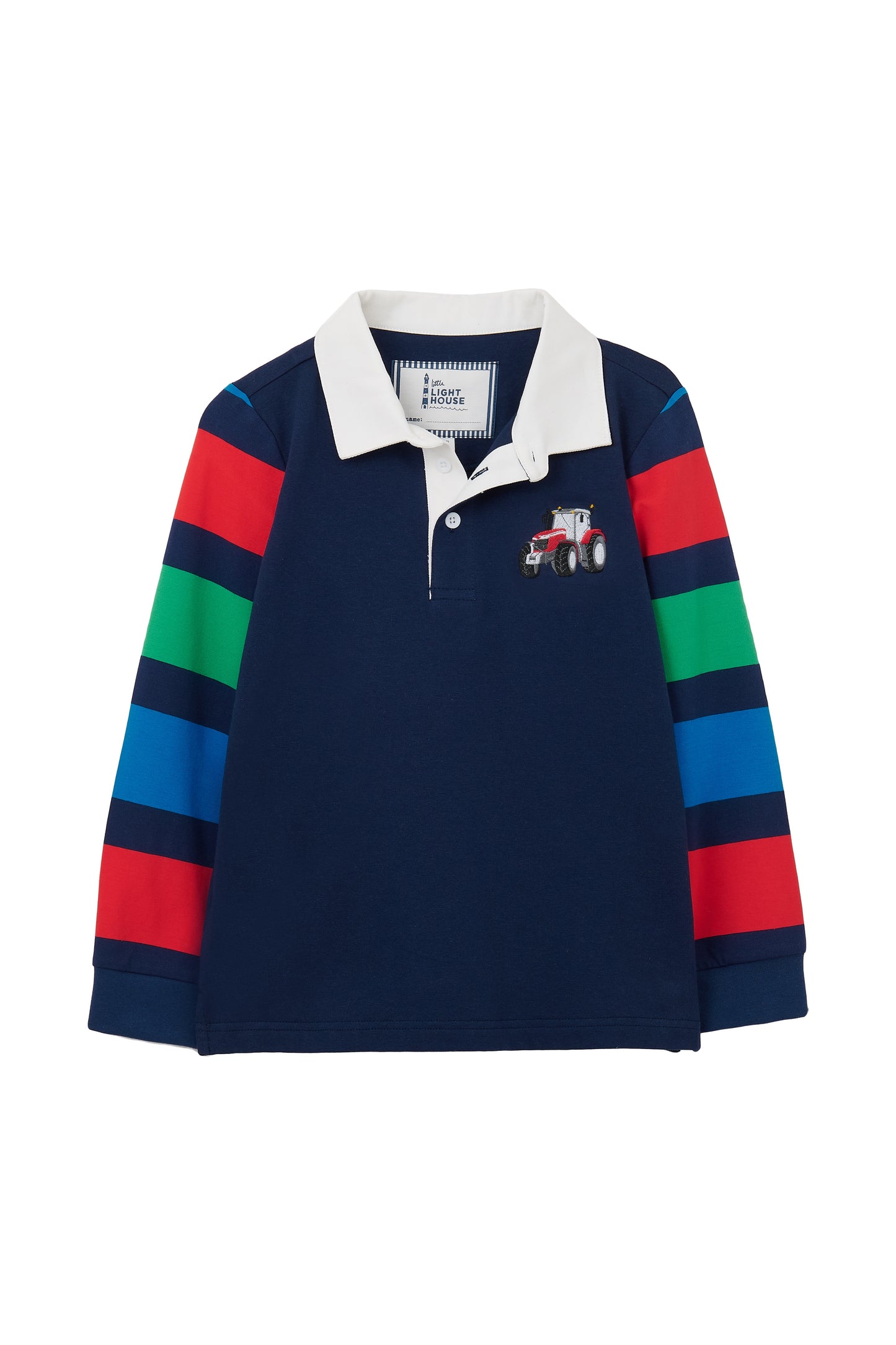 Lighthouse Red Tractor Rugby Shirt