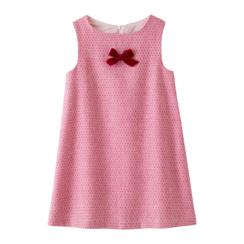 Startsmart Pink Herringbone Pinafore Dress (LIMITED EDITION)