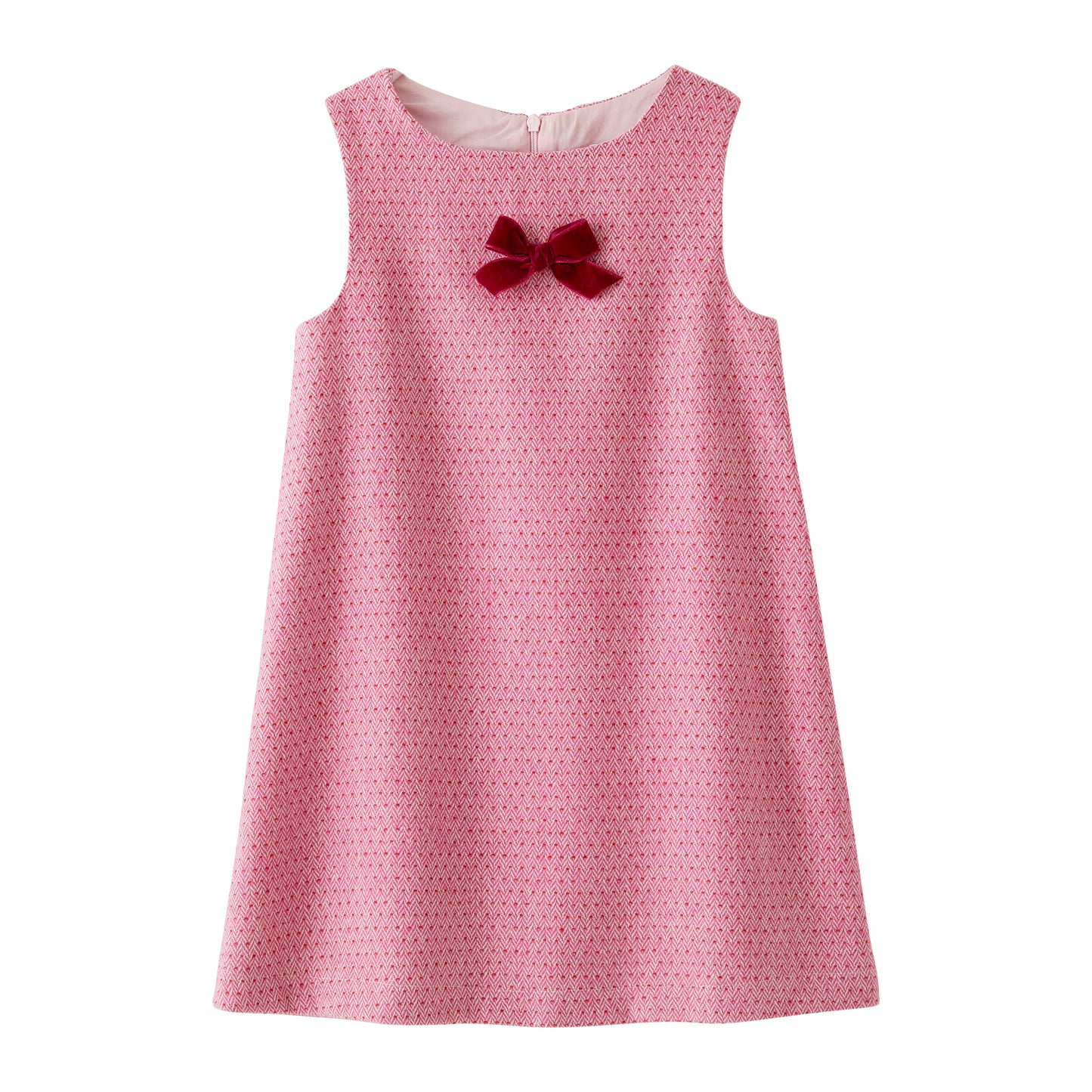 Startsmart Pink Herringbone Pinafore Dress (LIMITED EDITION)