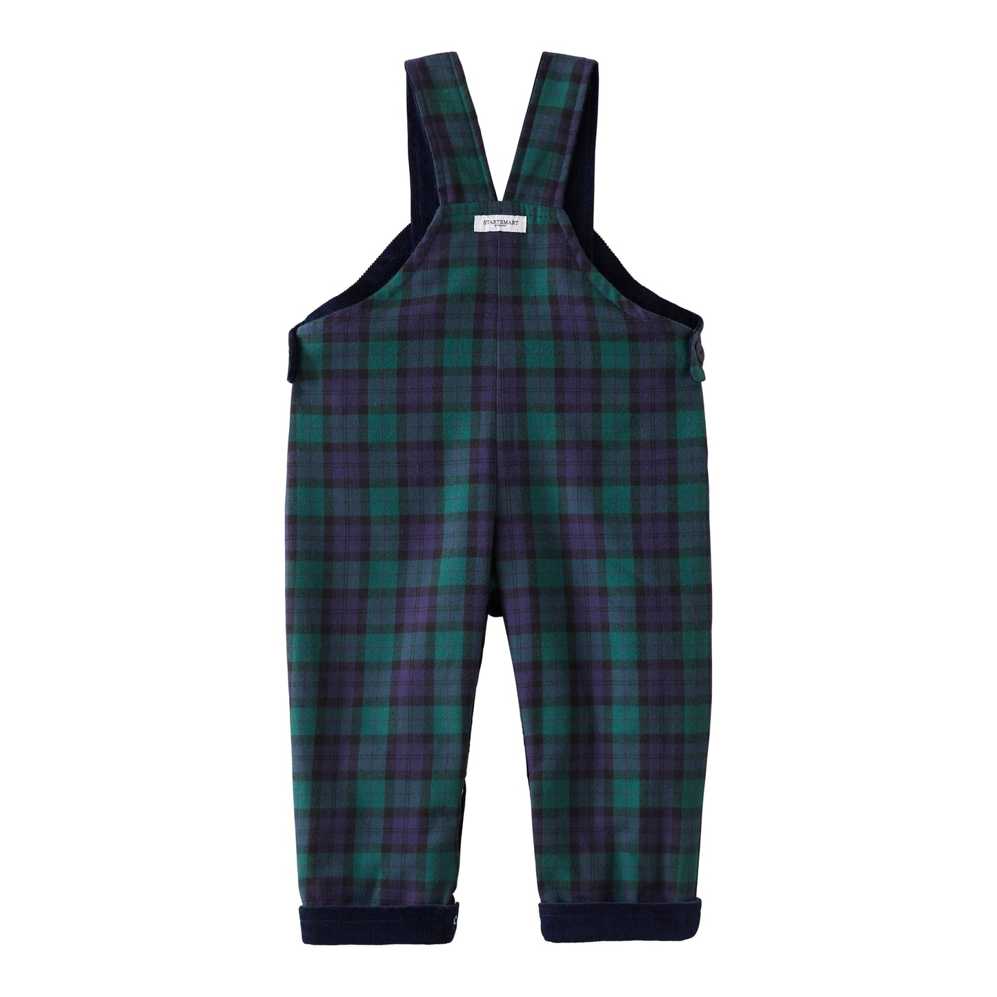 Startsmart Blackwatch Check Reversible Dungarees