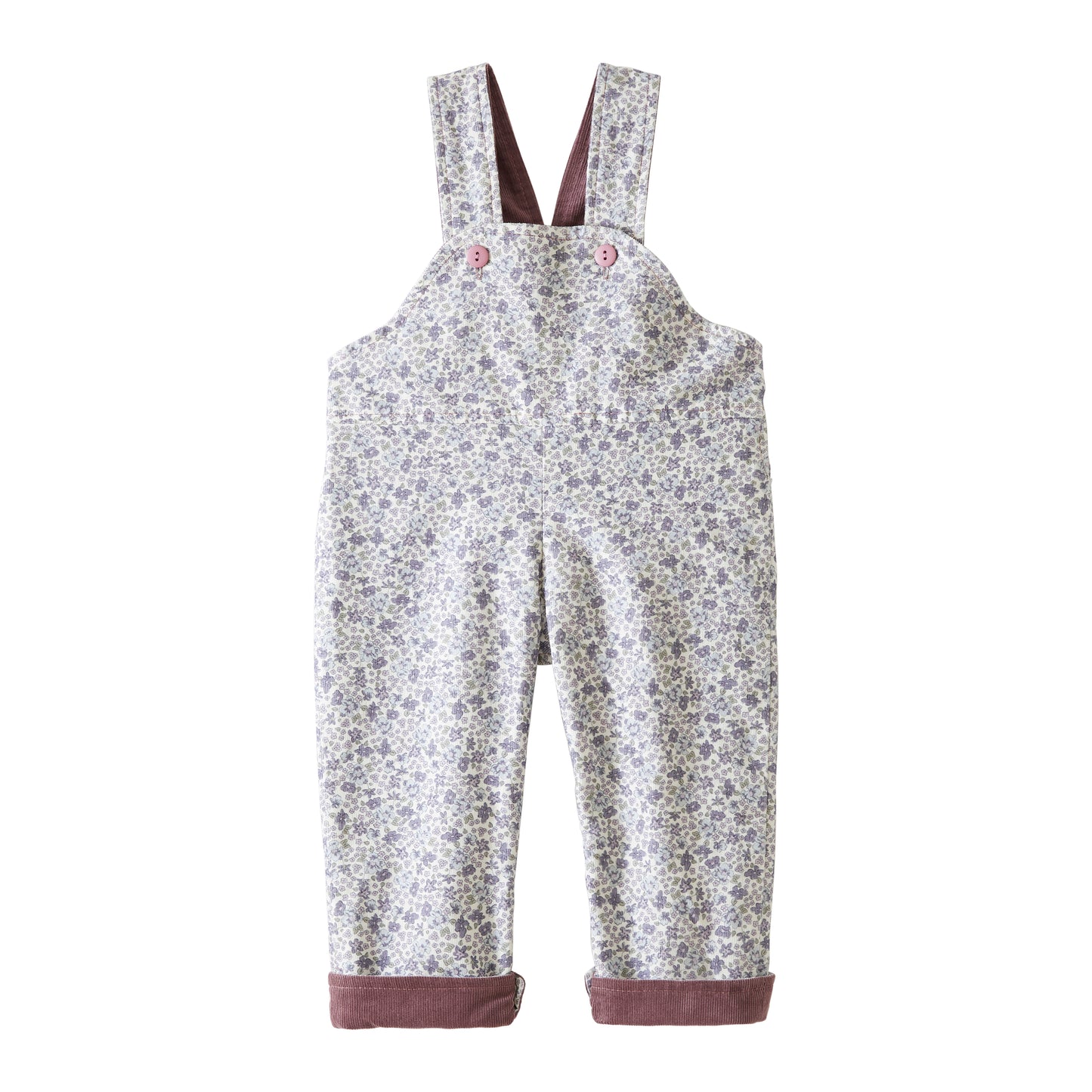 Startsmart Lilac Floral Reversible Dungarees