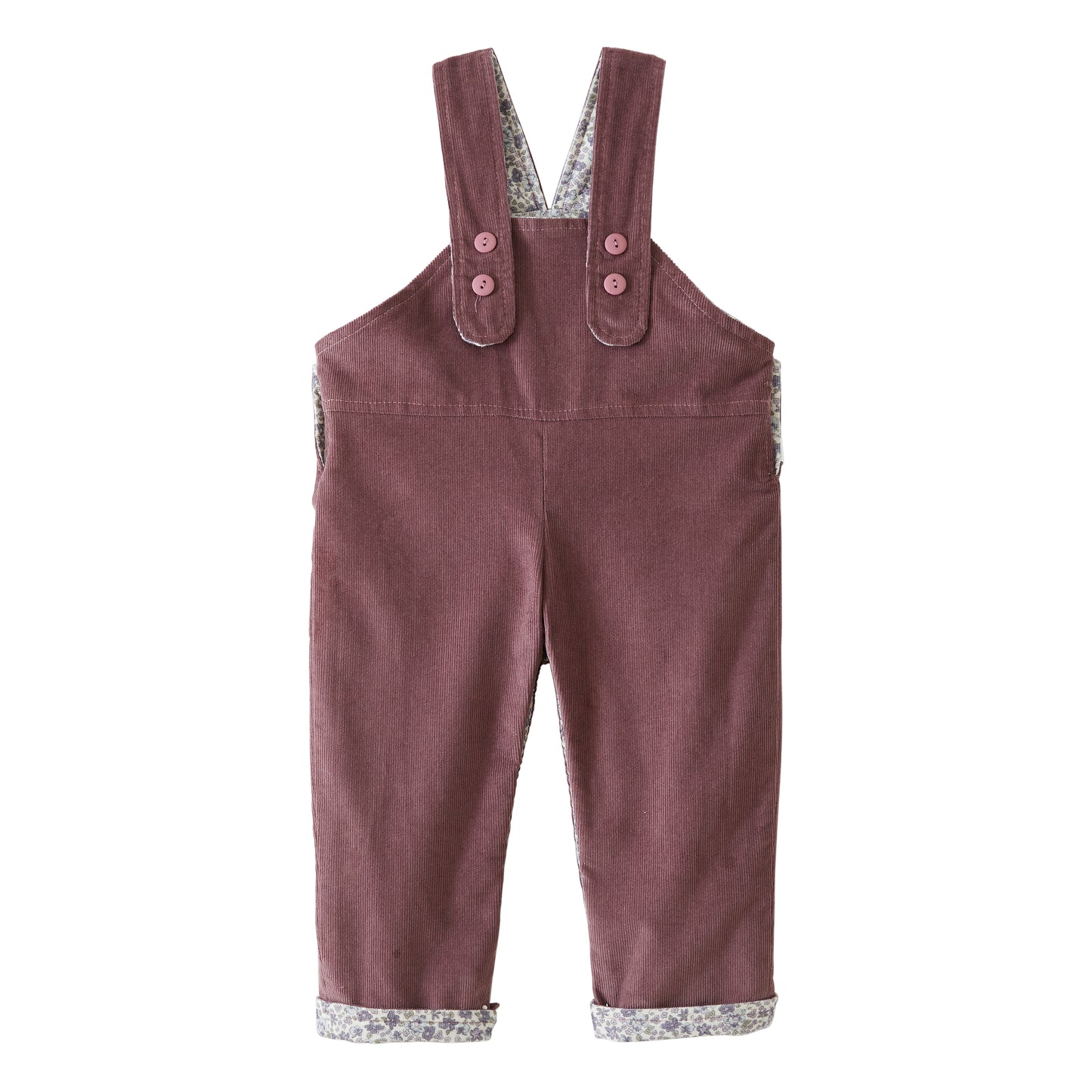 Startsmart Lilac Floral Reversible Dungarees