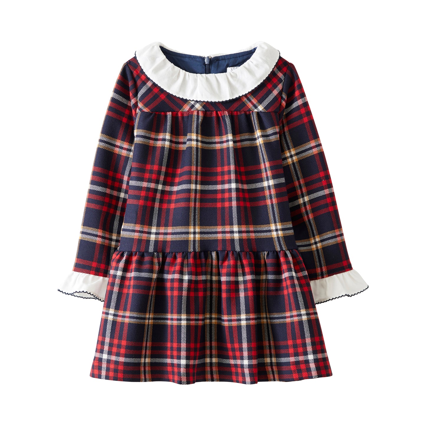 Startsmart Navy Tartan Drop Waist Dress (LIMITED EDITION)