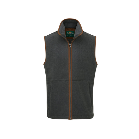 Alan Paine Gun Metal Fleece Gilet