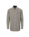 Alan Paine Navy & Brown Check Shirt
