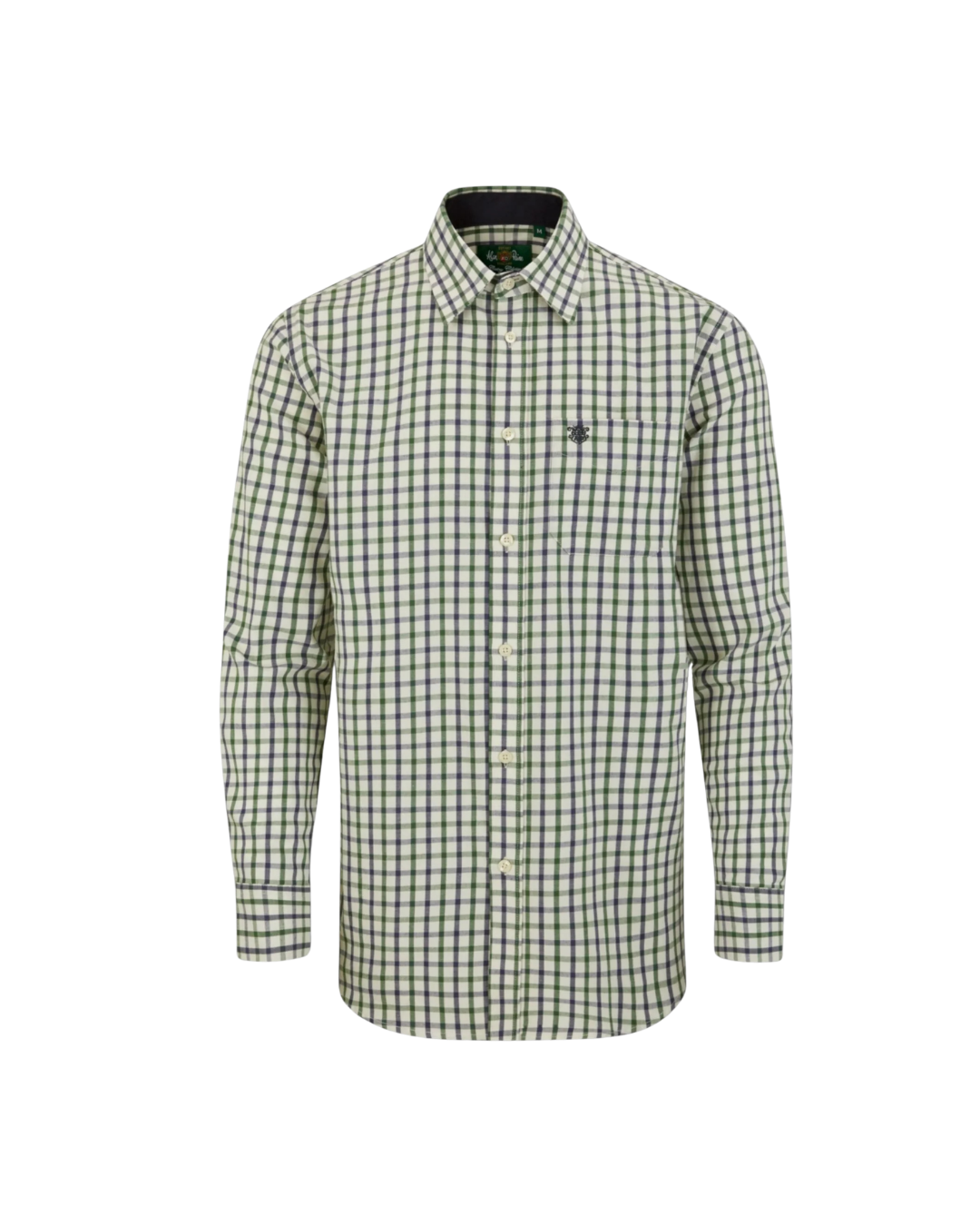 Alan Paine Navy & Green Check Shirt