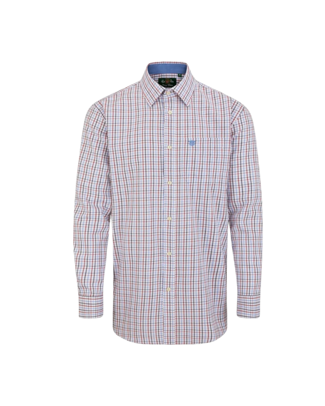 Alan Paine Red, Blue & Navy Check Shirt