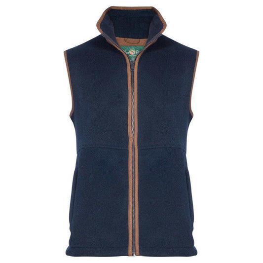 Alan Paine Navy Fleece Gilet