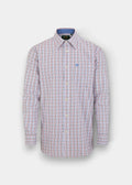 Alan Paine Red, Blue & Navy Check Shirt
