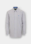 Alan Paine Green, Blue & Brown Check Shirt