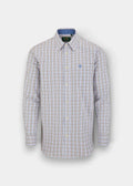 Alan Paine Green, Blue & Brown Check Shirt