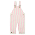 Dotty Dungarees Pink Wide Stripe Dungarees