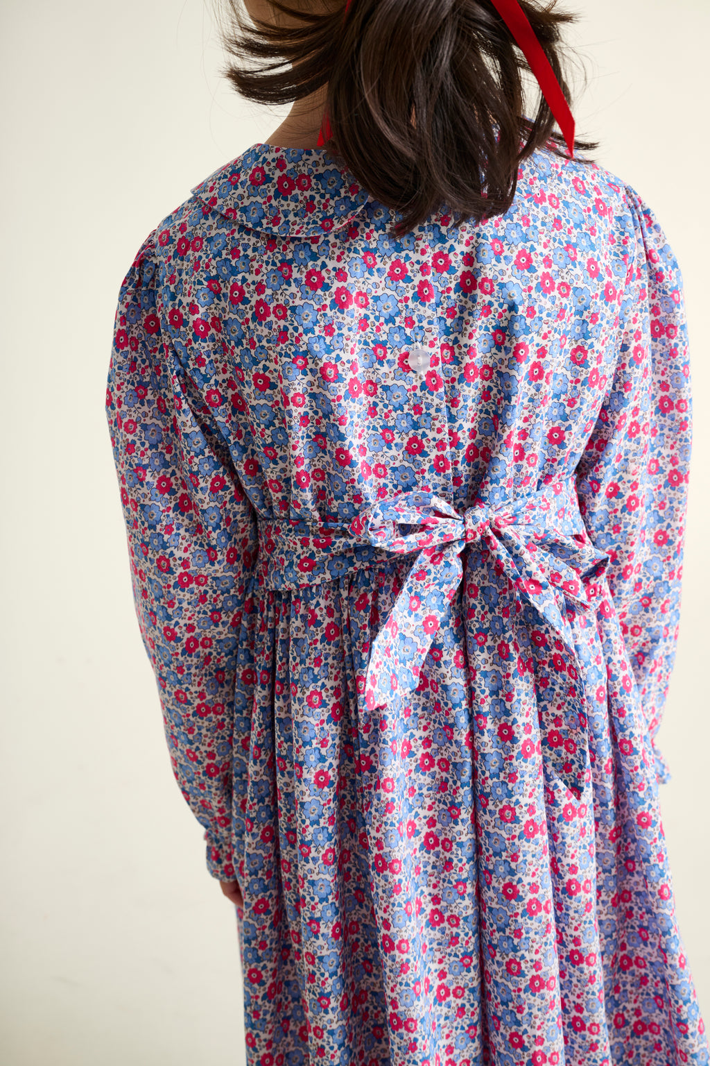Question Everything Blue and Pink Smock Dress