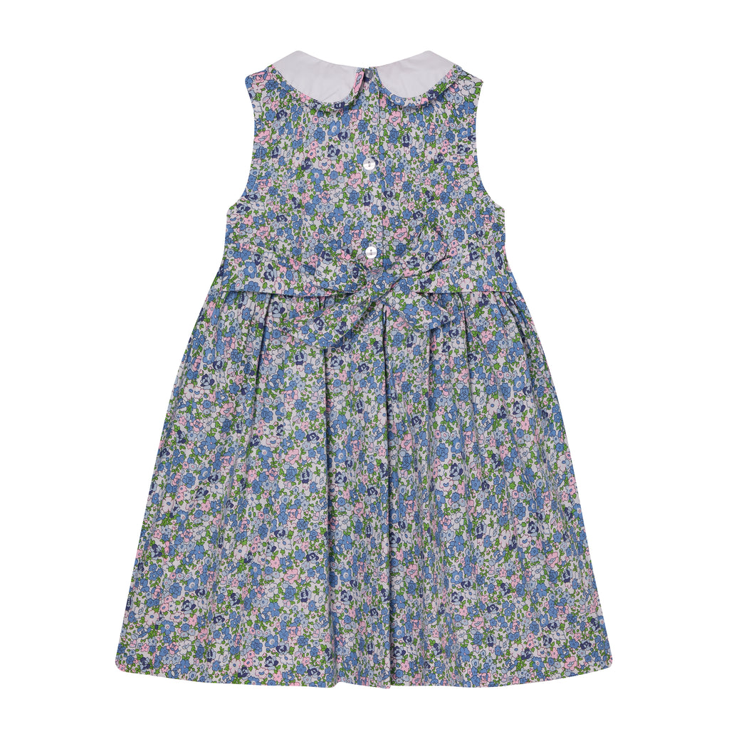 Question Everything Blue Floral Smock Dress