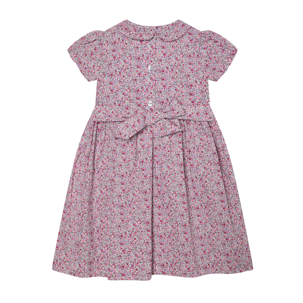 Question Everything Pink Floral Smock Dress