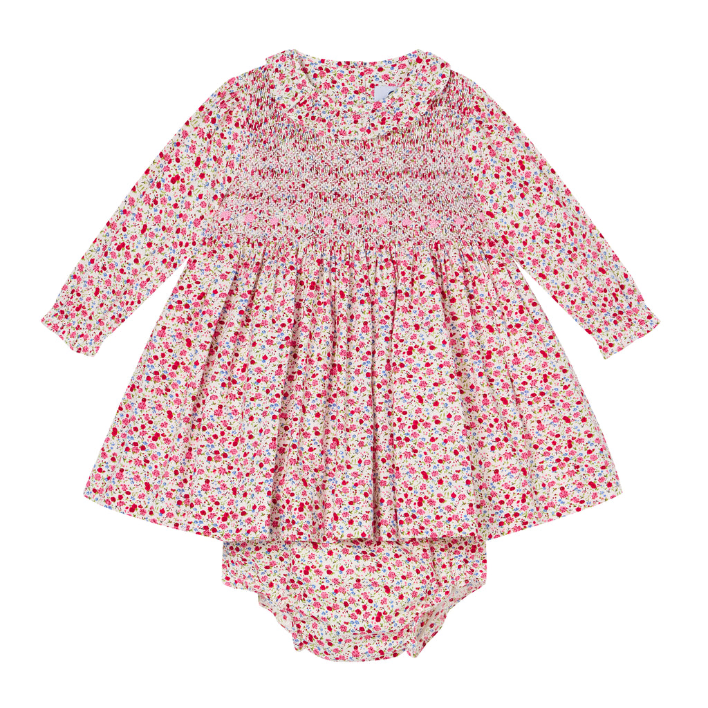 Question Everything Pink Smock Dress