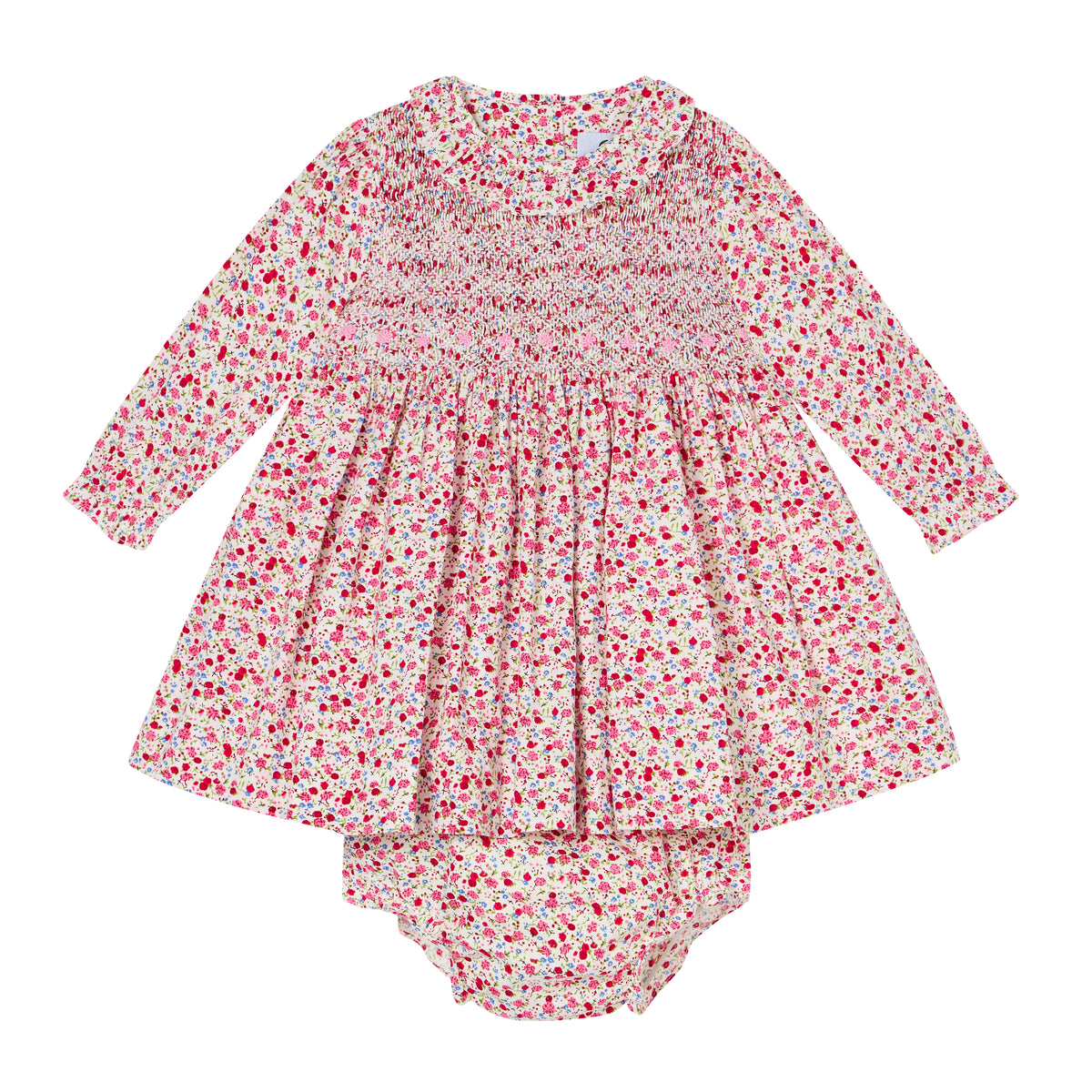 Question Everything Pink Smock Dress