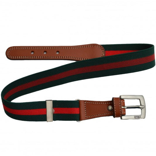 Elasticated Belts Green &amp; Red 