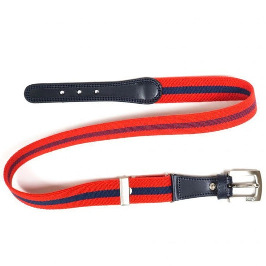 Elasticated Belts Red &amp; Navy