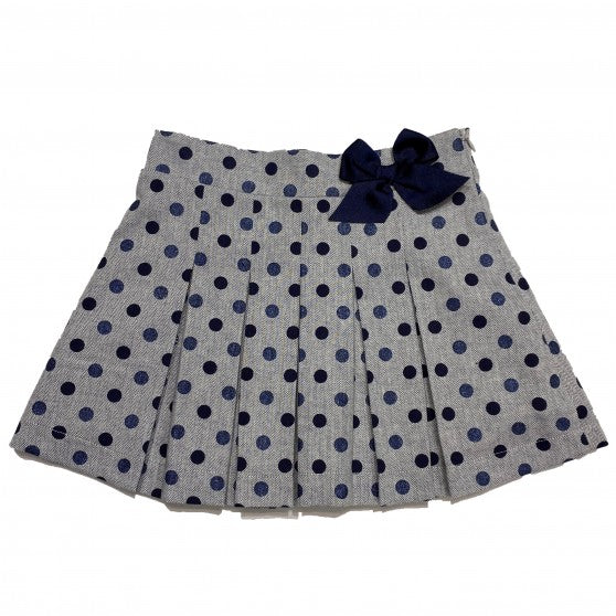 Startsmart Grey Herringbone Spot Skirt